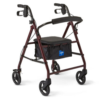 Medline Steel Rollator Walking Aid