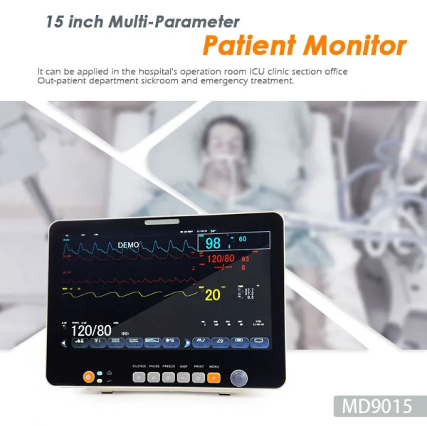 Patient Monitor 9000D – 15” ICU Multi-Parameter - Image 2