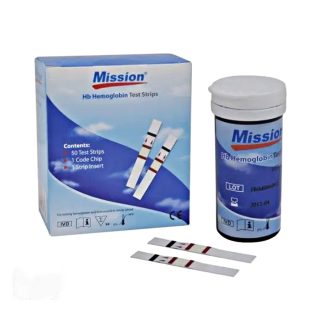 Mission Plus HB Test Strips Pkt of 50